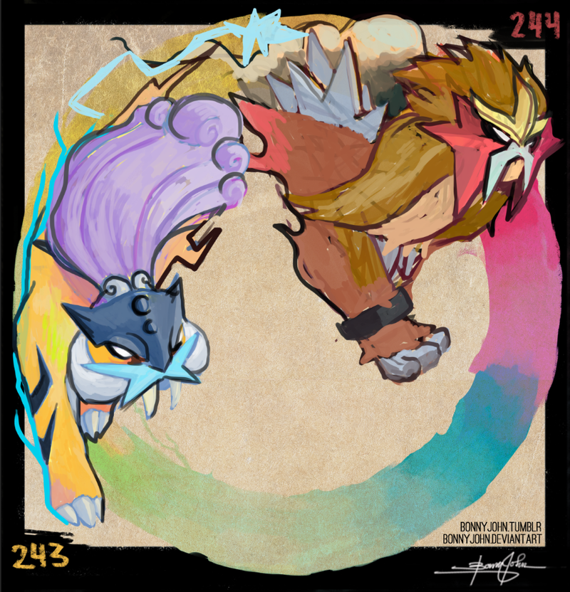Illustration for article titled Legendary Entei - Part 2! Â Pokemon One a Day, Series 2!
